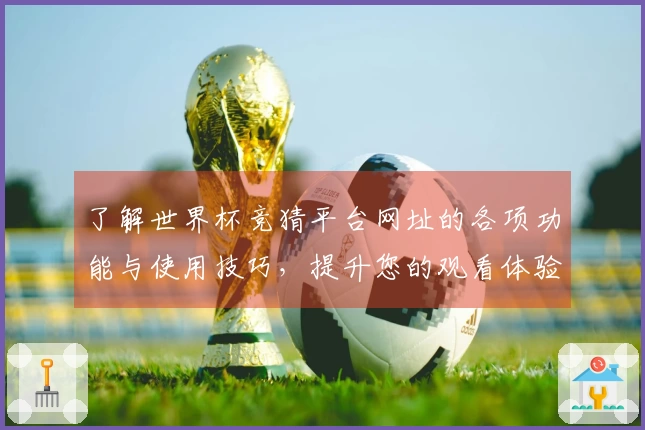 了解世界杯竞猜平台网址的各项功能与使用技巧，提升您的观看体验