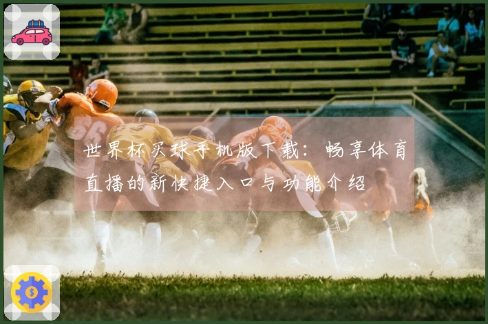 世界杯买球手机版下载：畅享体育直播的新快捷入口与功能介绍