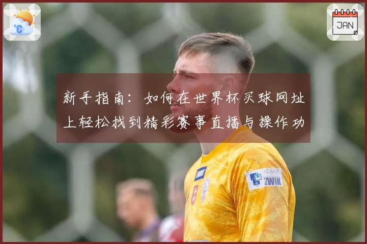 新手指南：如何在世界杯买球网址上轻松找到精彩赛事直播与操作功能