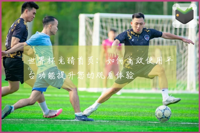 世界杯竞猜首页：如何高效使用平台功能提升您的观看体验