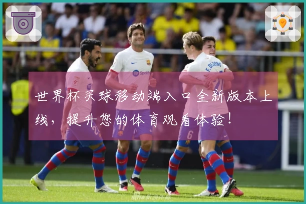 世界杯买球移动端入口全新版本上线，提升您的体育观看体验！